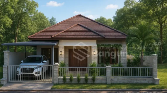 Inspirasi Bangun Rumah Tropis Modern 1 Lantai dengan Sentuhan Alami
